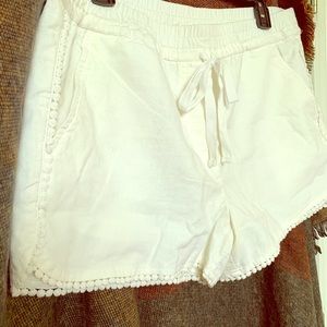 NWT white Loft outlet shorts